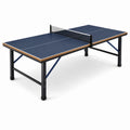 Tavolo da ping pong blu 274 × 152,5 × 76 cm in MDF e acciaio con rete inclusa